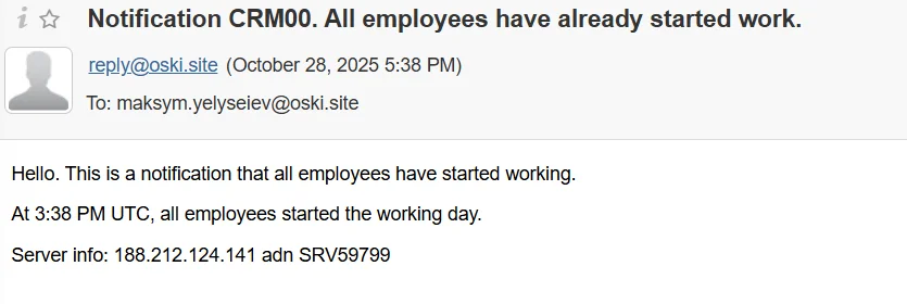 OSKI CRM screenshot 1